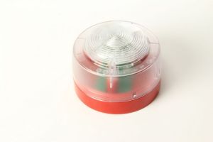 KAC CWST-RR-S5 ENScape EN54-23 Flashing Beacon - Conventional Clear Lens & Red Body