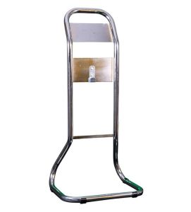 Commander CS32 Chrome Single Tubular Fire Extinguisher Stand