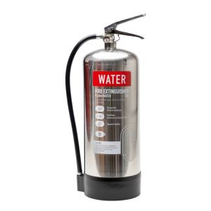 Contempo 9Ltr Water Stainless Steel Fire Extinguisher - CX-PWA-009-DSS