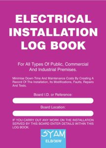 Electrical Installation Log Book - SYAM ELB/36W