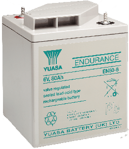 Yuasa EN80-6 Endurance Lead Acid Battery - 80Ah 6V