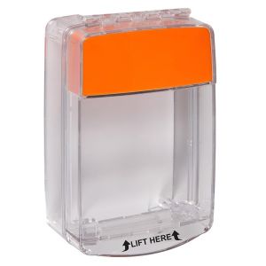 STI-15010NE Euro Stopper Break Glass Cover With Orange Shell - Flush Version