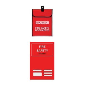 Fire Alarm System Log Book Starter Pack - Includes Document Holder - FAS-LB-SP