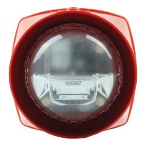 SMS SenTRI SEN-S-VAD-HPR-R Sounder & VAD Beacon - Red Body & Red High Power VAD