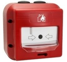 GFE GFE-MCPE-AI-IP67 Analogue Addressable Weatherproof Manual Call Point With Isolator