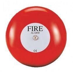 Vimpex MBF-6EV-24 Fire Alarm Bell - 6 Inch 24V DC - Red