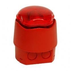 Hosiden Besson Banshee Excel Lite CHL IP66 Sounder Beacon - Red Body & Lens - 958CHL1001
