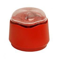 Hosiden Besson Banshee Excel Lite CHL Sounder Beacon - Red Body Clear Lens - 958CHL1100