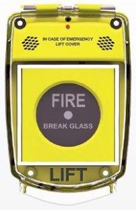 Sigma Smart Guard Protective Break Glass Cover With Sounder - Surface Mounted - Yellow - SG-SS-Y
