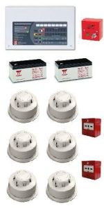 Two Wire Fire Alarm System Contractor Kit - Apollo Alarmsense 4 Zone
