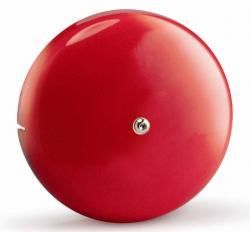 Fire Alarm Bell Sounder VBL-6AP-R 24 Volt 6 Inch Motorised Bell (Red)