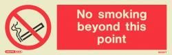 Jalite 8025K No Smoking Sign 150mm x 400mm