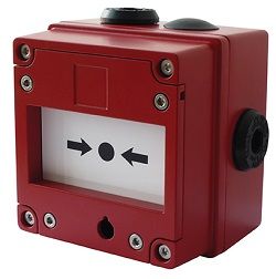 E2S IS-CP4B-BG-ST-NF-NL-RD-24V-E3K3R-S470R Intrinsically Safe Break Glass Call Point (308-071)