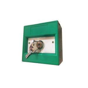 KAC K20DGS-11 Double Pole 2 Position Keyswitch - Green