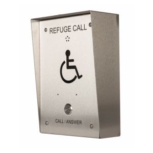 Kentec K41400SST Type B Weather Resistant Emergency Voice Communication System Outstation - Stainless Steel
