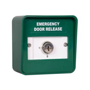 RGL KS-EDR-D Double Pole Emergency Door Release Keyswitch - Green