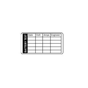DocStore 'Battery Test' Label - LDBISA