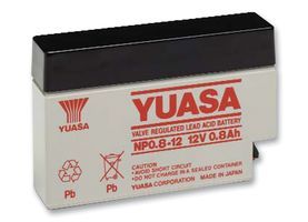 Yuasa NP0.8-12 Sealed Lead Acid Battery 0.8Ah 12V