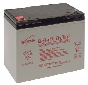 Enersys NP55-12 Battery Enersys Genesis NP 55Ah 12V Sealed Rechargeable Lead Acid Battery