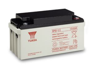 Yuasa NP65-12IFR 65Ah 12V Sealed Lead Acid Battery - Flame Retardant Version