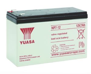 Yuasa NP7-12 Battery - 8 Pack
