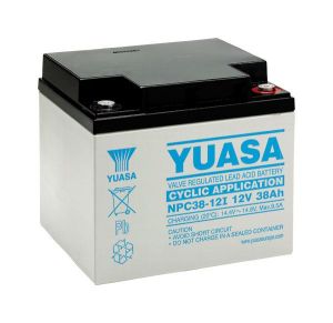 Yuasa Cyclic Battery NPC38-12I - NPC 38Ah 12V Rechargeable