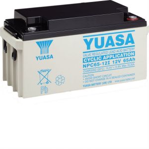 Yuasa Cyclic Battery NPC65-12I - NPC 65Ah 12V Rechargeable