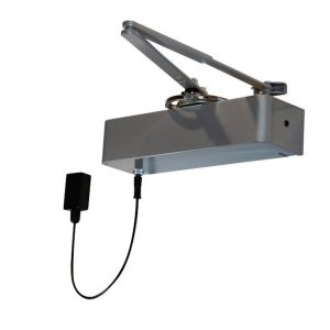 Rutland RESPONDER24 Overhead 24V DC Door Closer - Silver Finish