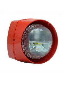 SMS SenTri SEN-VAD-HPW-R VAD Beacon - Red Body White Flash
