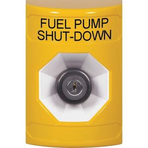 STI Stopper Station Fuel Pump Shut Down Key Activated - Yellow - SS2203PS-EN & KIT-77101B-Y
