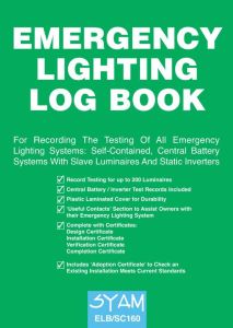 SYAM Emergency Lighting Log Book - ELB/SC160