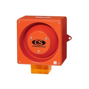 Clifford & Snell YL80/N50/A/RF/WR High Output Audible & Visual Signalling Device - 230V