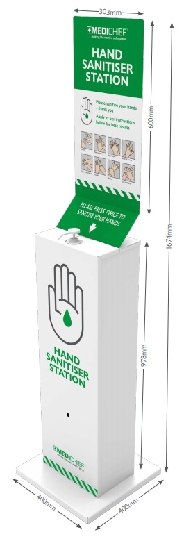 Floor Standing Hand Sanitisation Station Floor Standing Hand Sanitisation Station